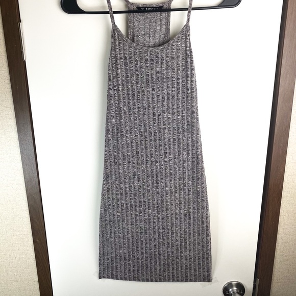 SHEIN Rib-Knit Marled Racerback Dress - Picture 6 of 8